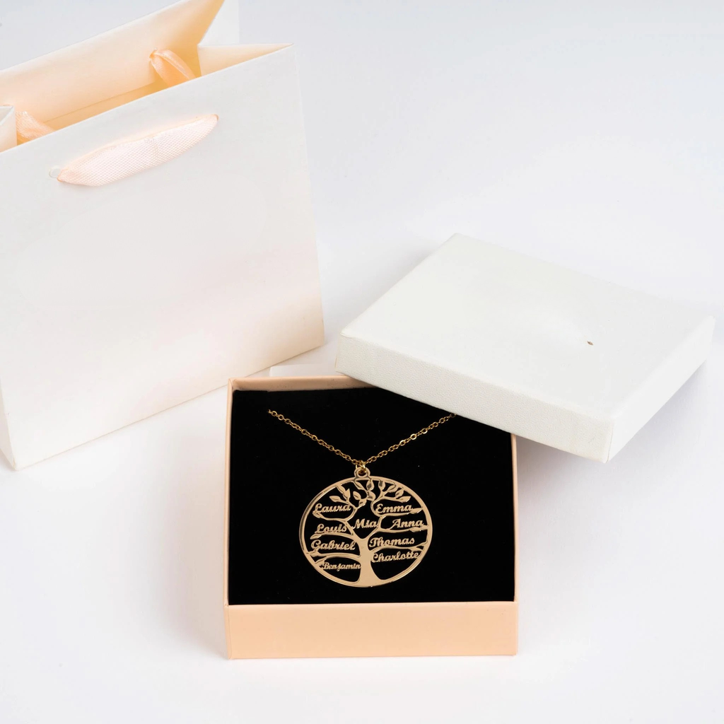 Tree of Life Necklace Up to 13 Names 